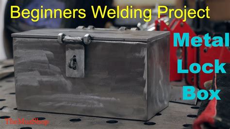 how to weld a metal box with lid|metal shop box welding.